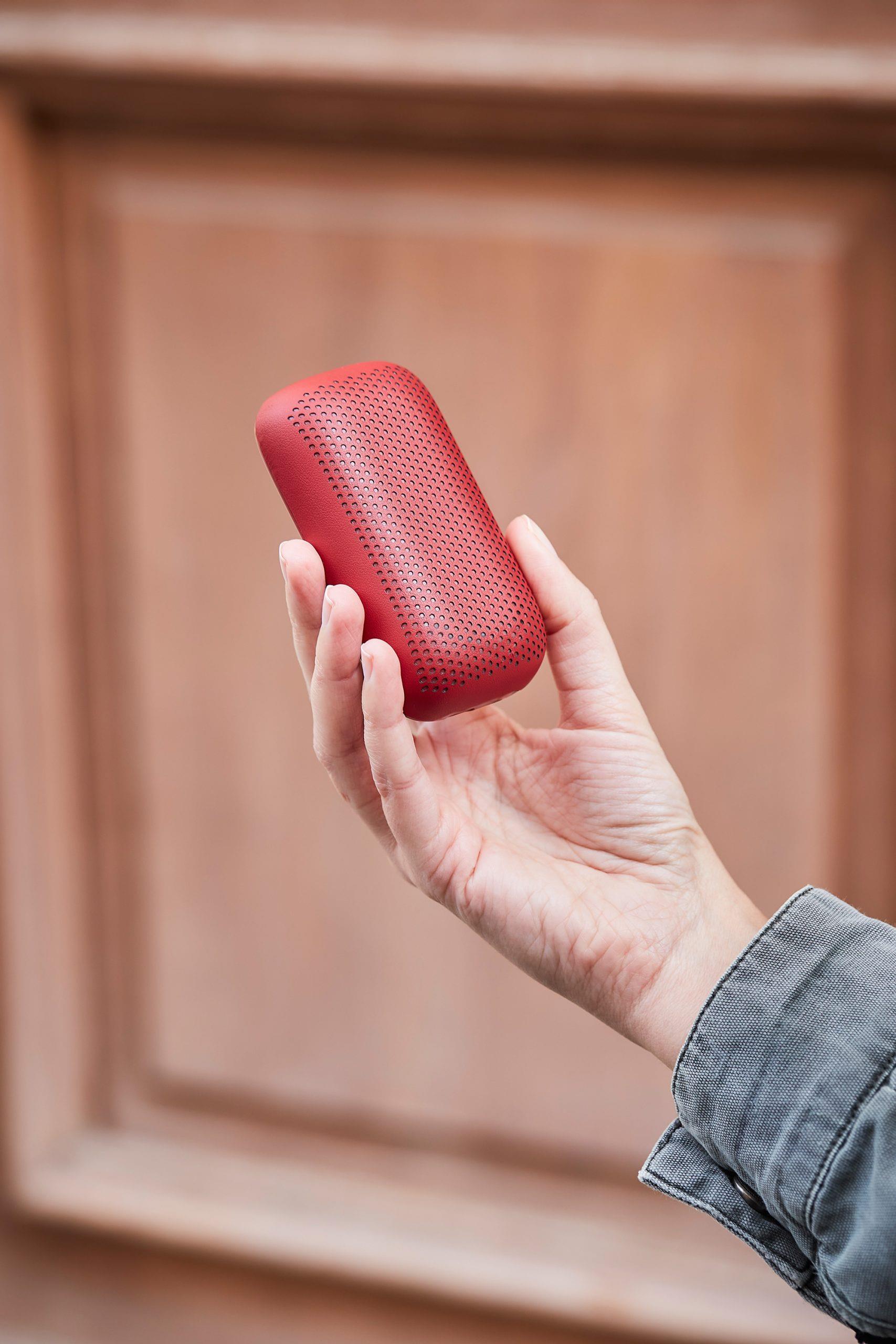 Lexon Speakerbuds Bluetooth Kulaklık & Bluetooth Hoparlör Kırmızı