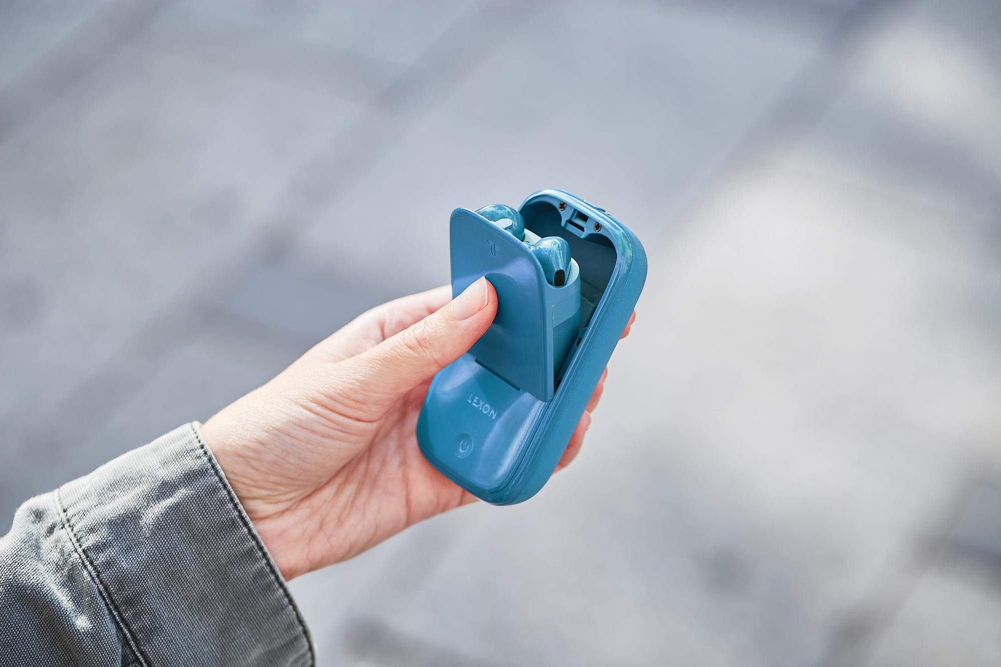 Lexon Speakerbuds Bluetooth Kulaklık & Bluetooth Hoparlör Mavi