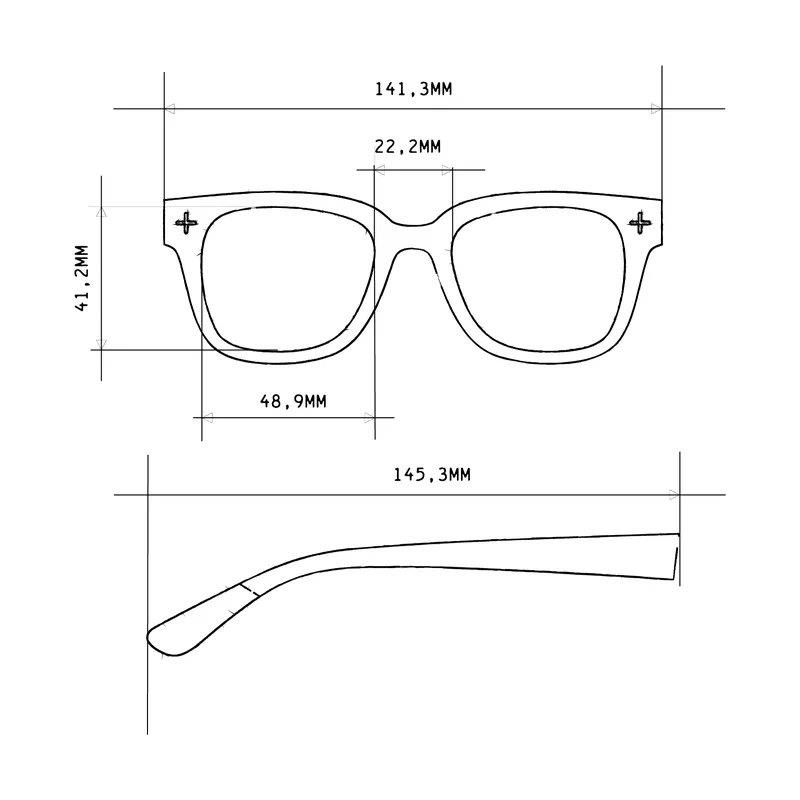 Okkia Giovanni Classic Havana & Blue Unisex Güneş Gözlüğü Mavi Lens