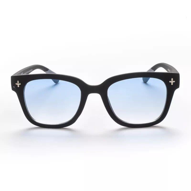 Okkia Giovanni Siyah & Gri Unisex Güneş Gözlüğü Mavi Gradyan
