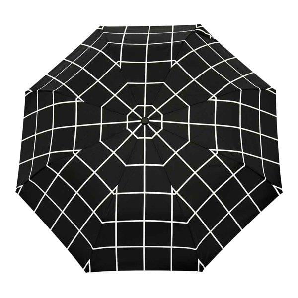 Original Duckhead Duck Kompakt Şemsiye Black Grid