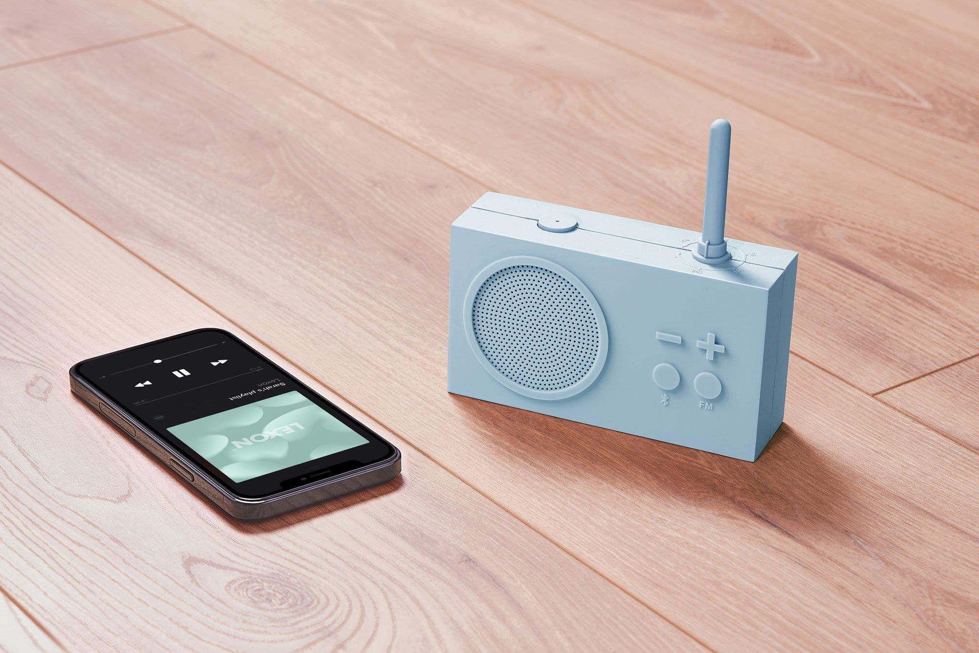 Tykho 3 Radyo ve Bluetooth Hoparlör Açık Mavi