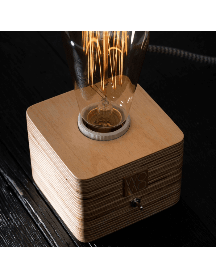 Ahşap Masa Lambası