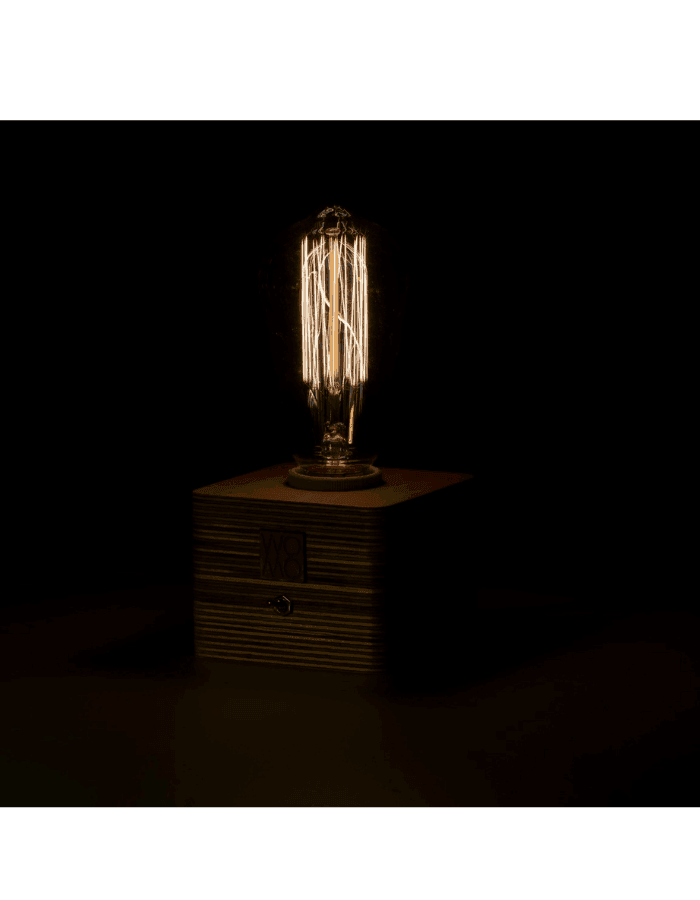 Ahşap Masa Lambası