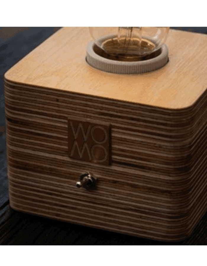 Ahşap Masa Lambası