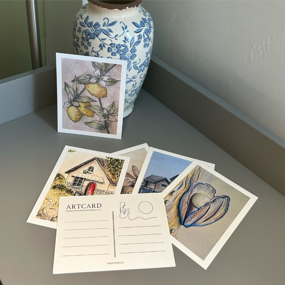 Artcard - Lemon Garden - Kartpostal