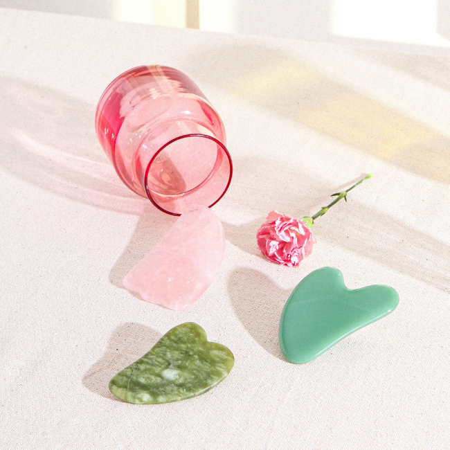 Aventurin Gua Sha Yüz Masaj Aleti
