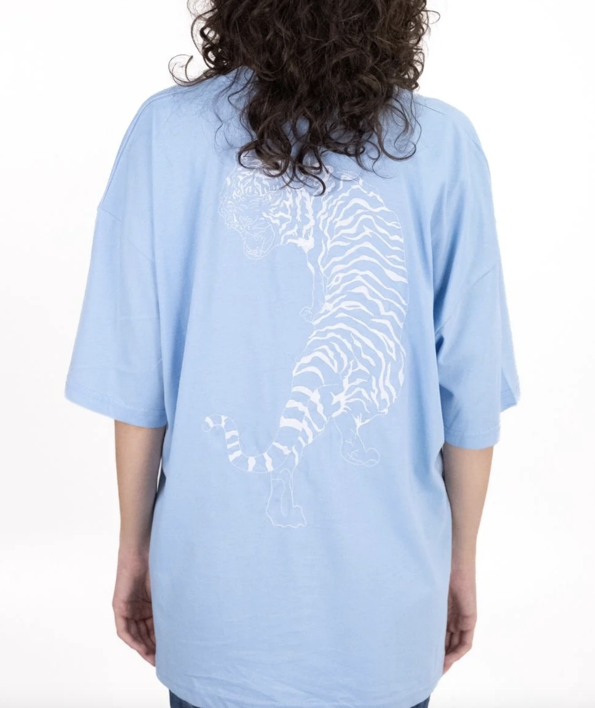 Baby Blue Tiger Tshirt S Beden