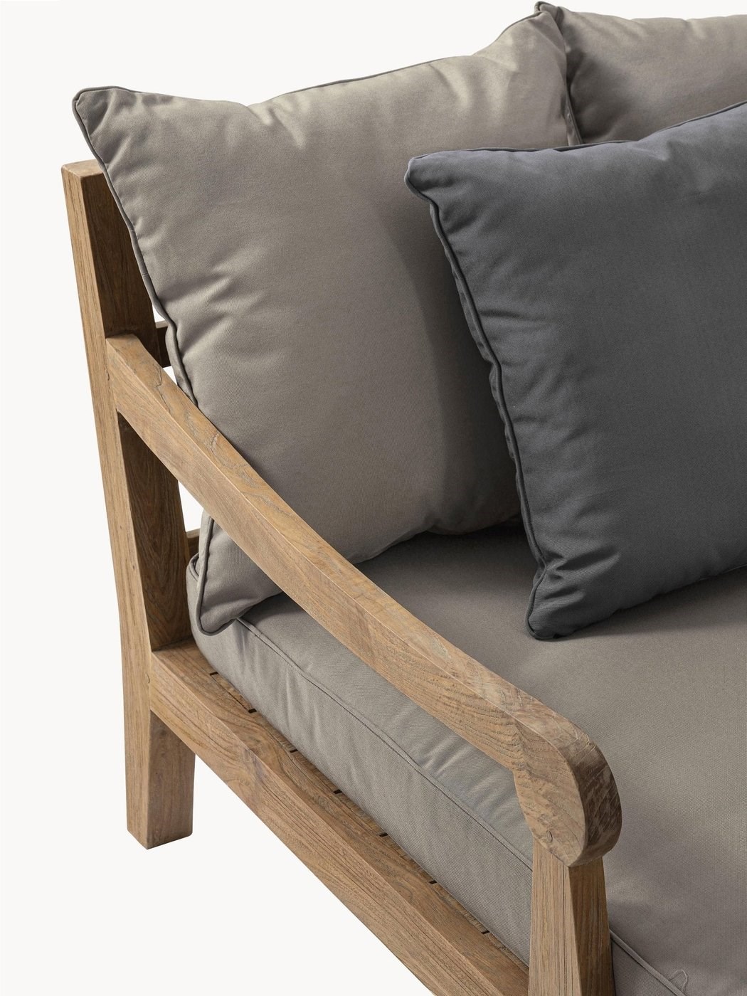 Bali 2li Bahçe Şezlong Takımı Teak Ağacı Dış Mekan