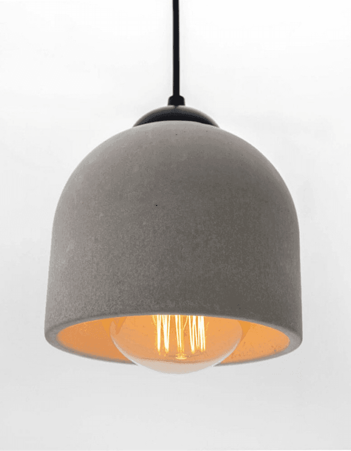 Gri Beton Tavan Aydınlatması