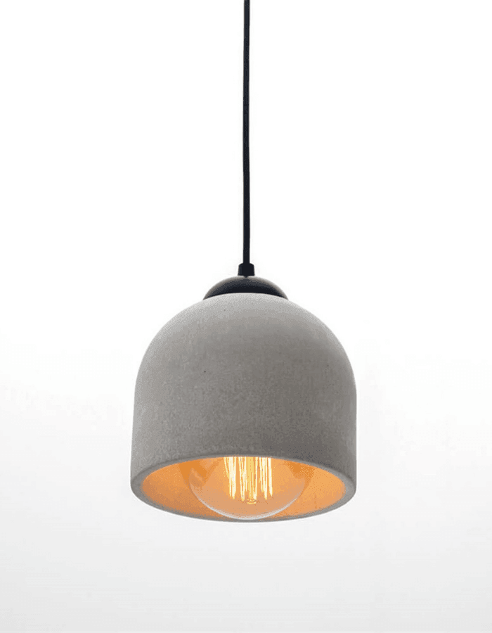 Gri Beton Tavan Aydınlatması