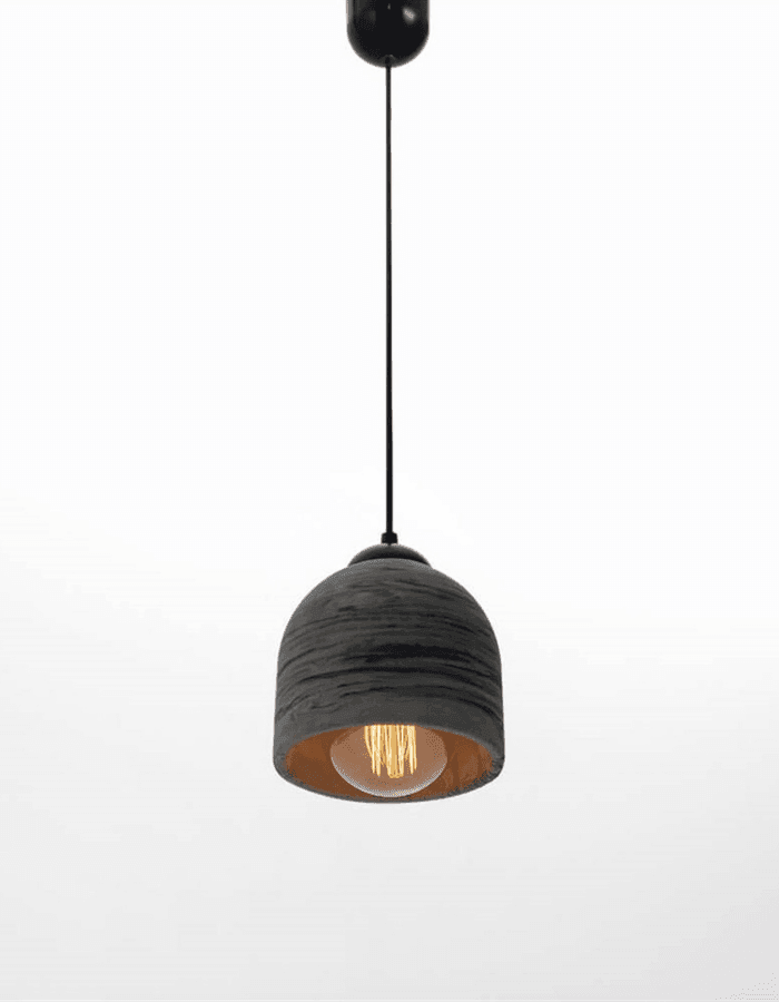 Mermer Dokulu Beton Tavan Aydınlatması