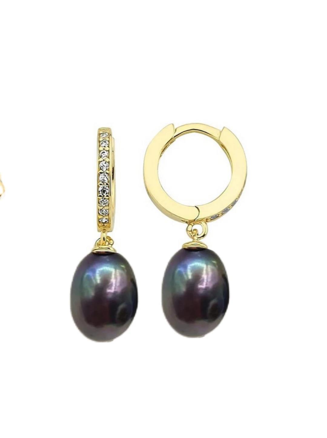 Black Pearl , Siyah İnci Küpe