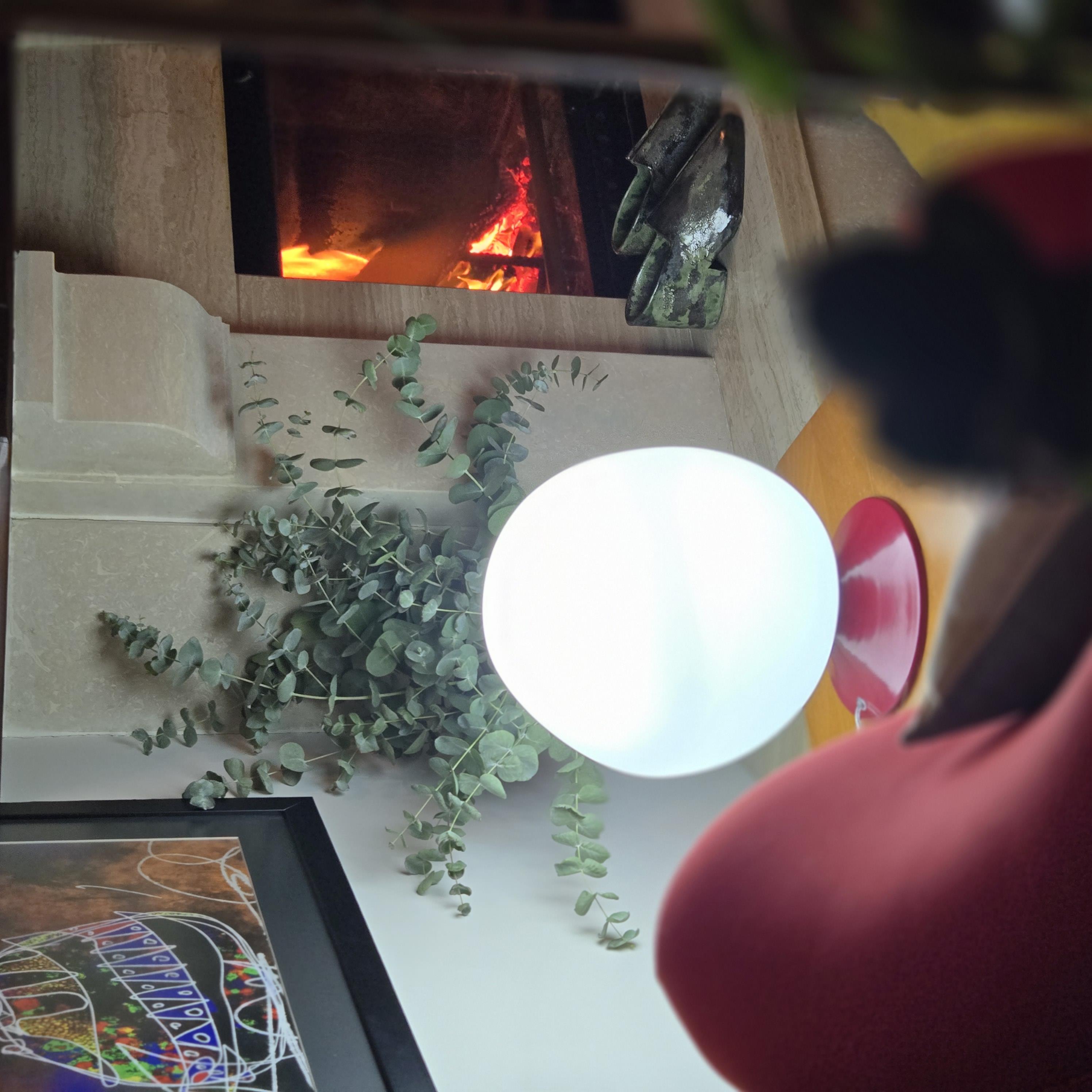 Bordo Egg Masa Aydınlatması  