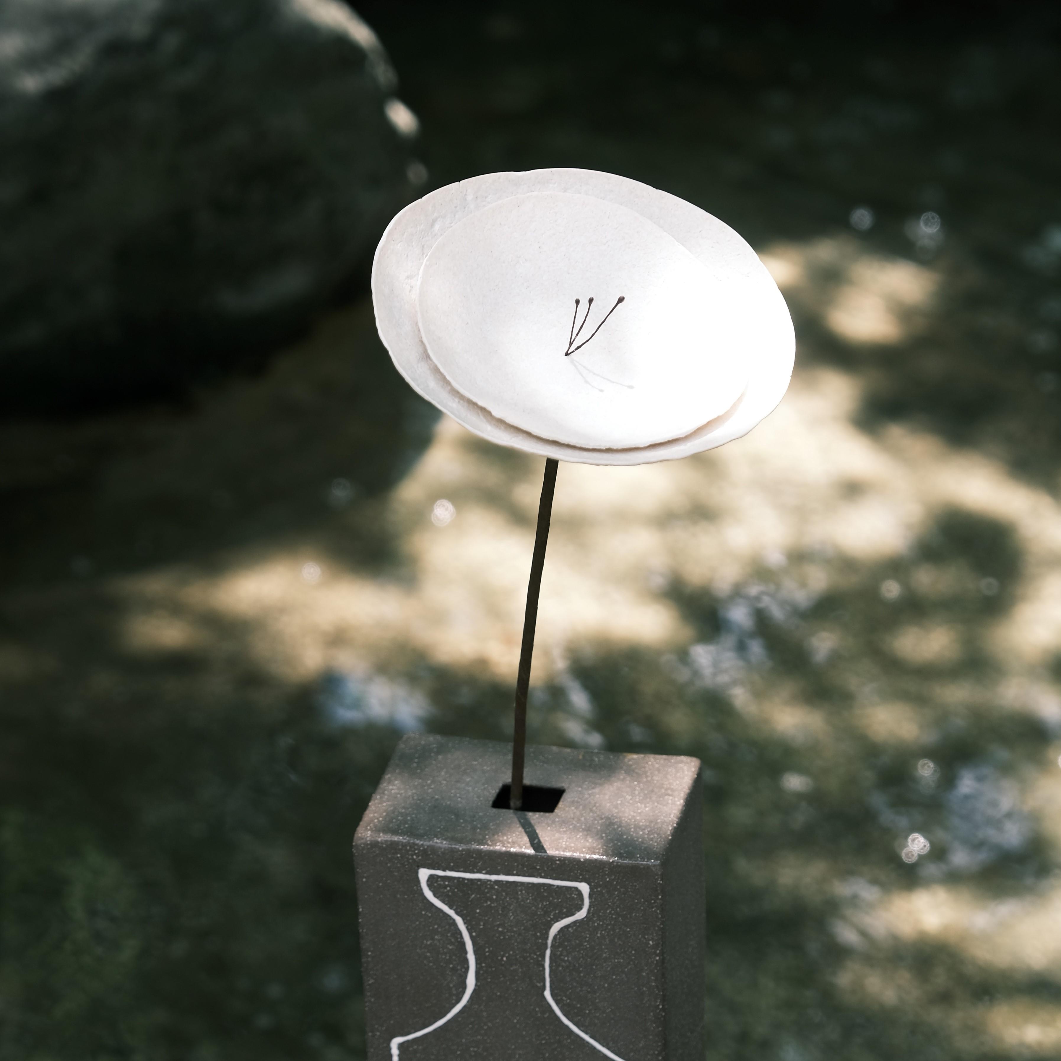 Çanak Alabaster Dekoratif Çiçek