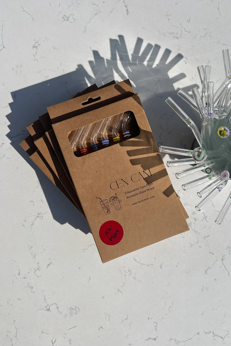 Cen Cam Pipet Set Kurdele 6lı