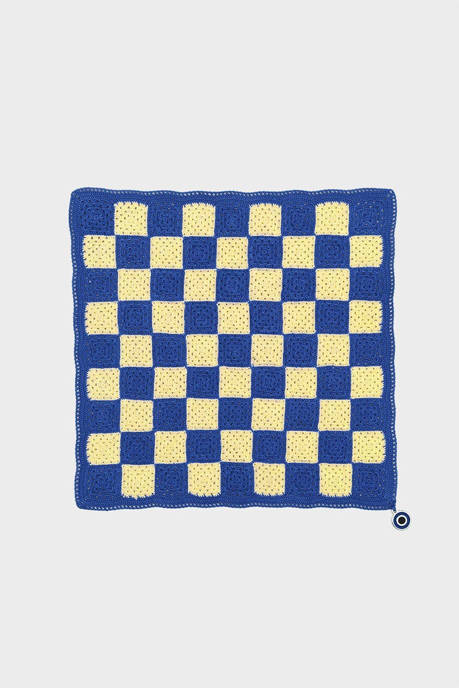 Checkered El İşi Dantel Örtü