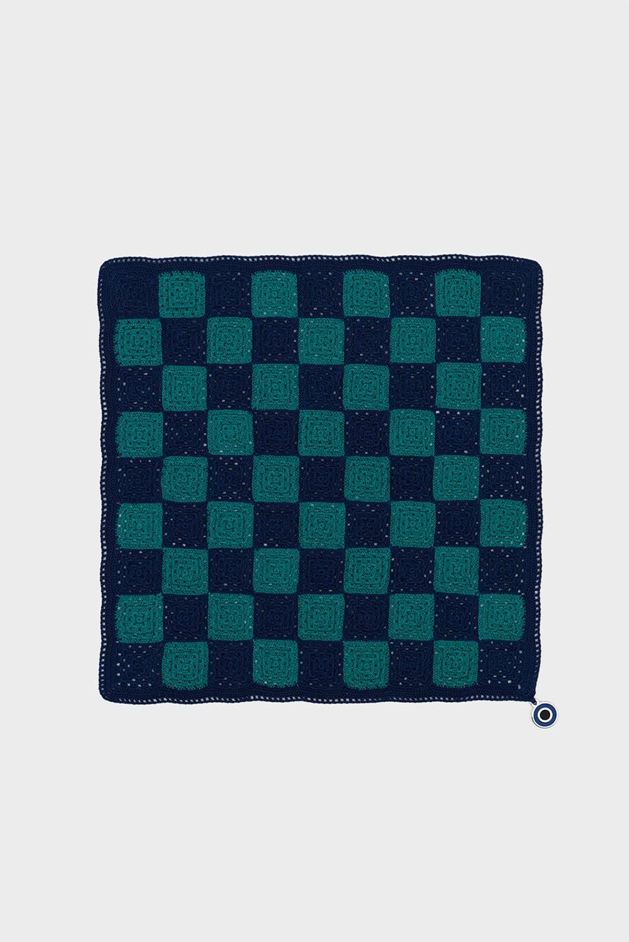 Checkered El İşi Dantel Örtü