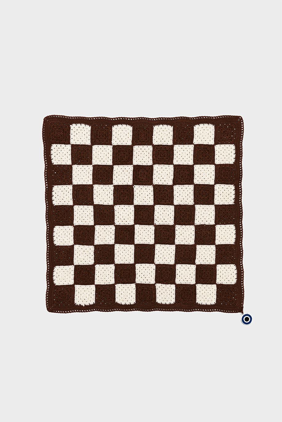 Checkered El İşi Dantel Örtü
