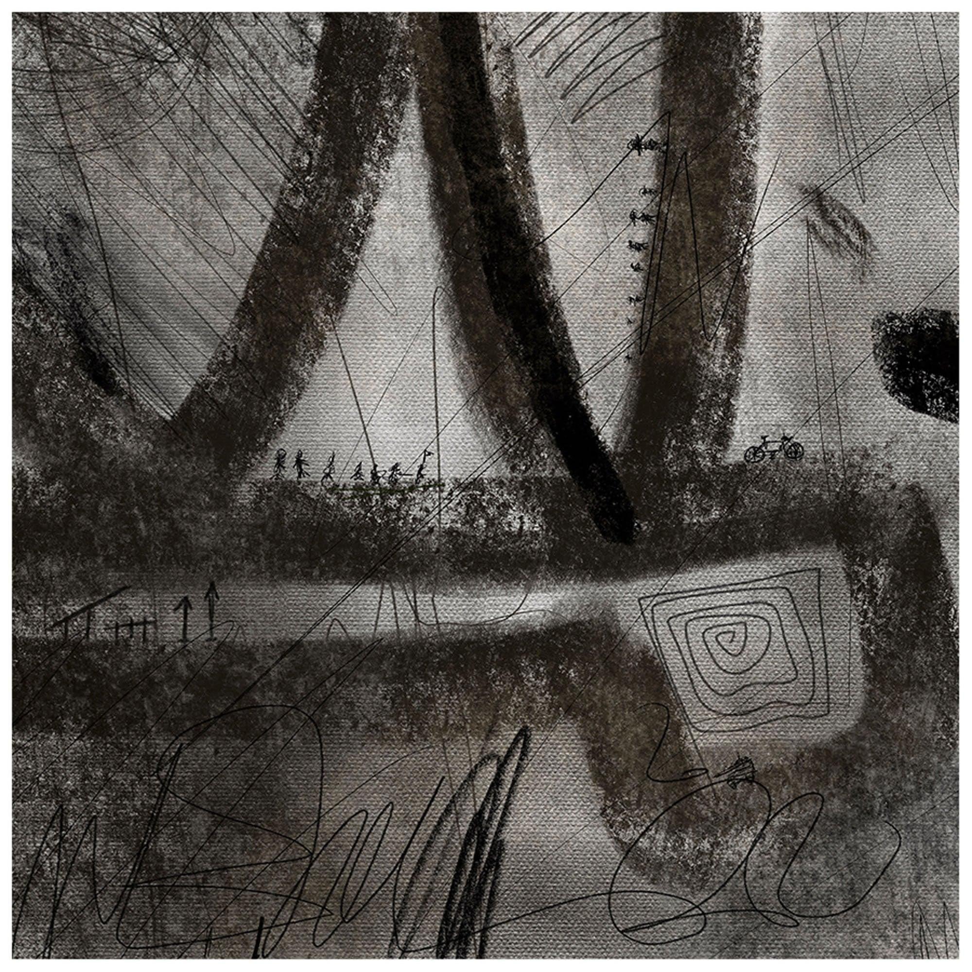 Coal 1 - Abstract Collection - Baskı