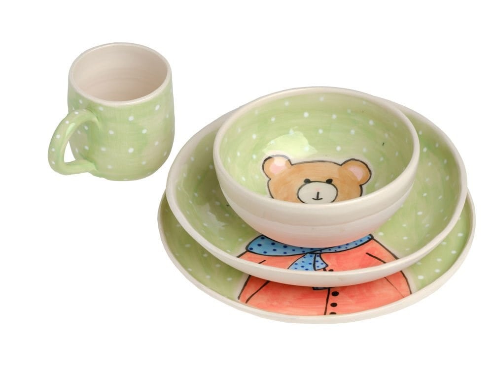 Çocuk Yemek Seti Bear