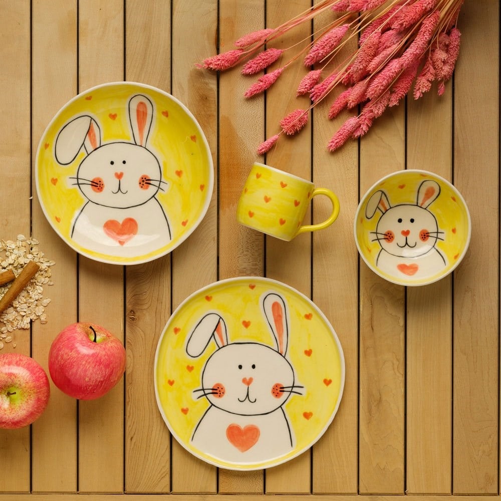 Çocuk Yemek Seti Rabbit