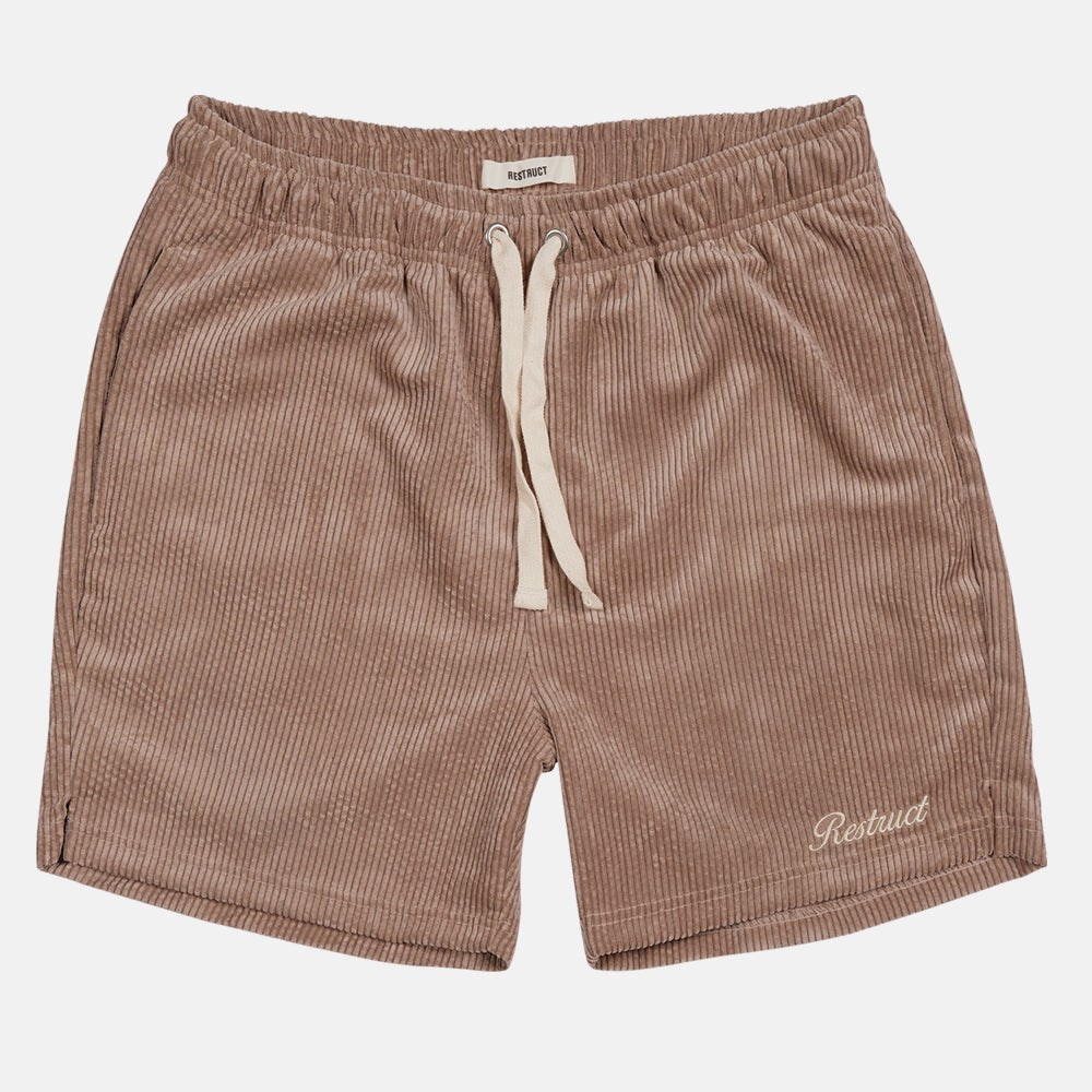 Cord Short Beige