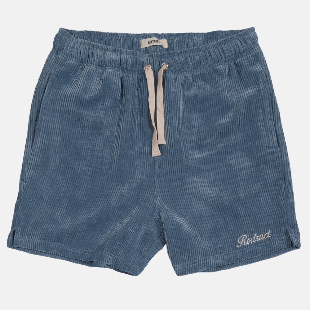 Cord Short Blue
