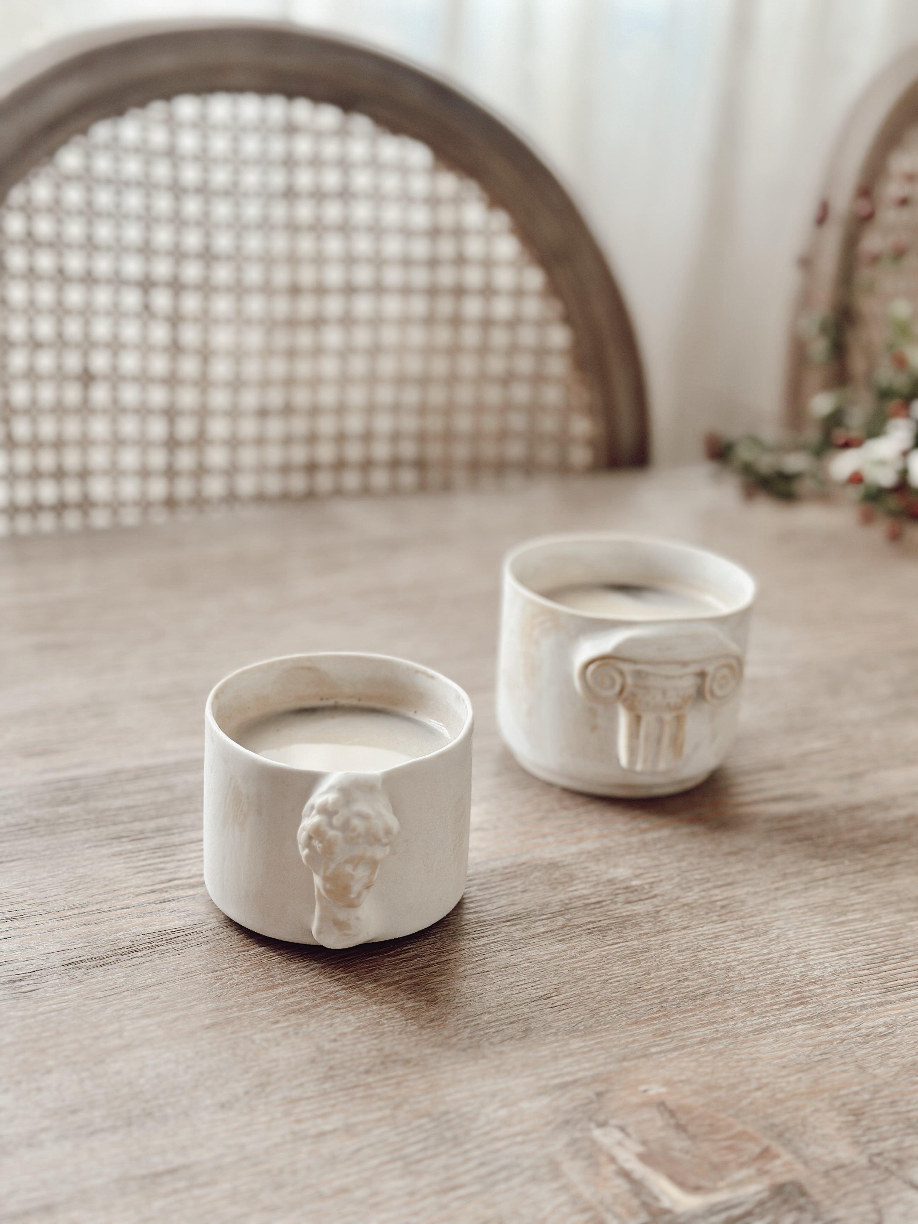 David Büstlü Stoneware Bardak