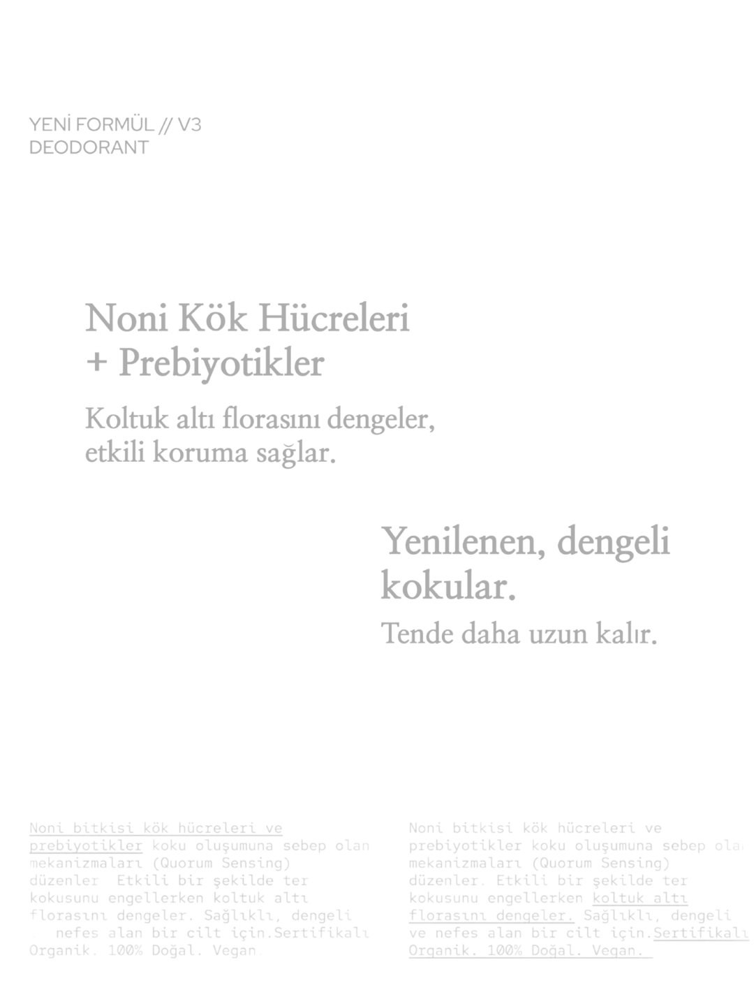 Deo46 60 ml | Bioaktif Deodorant. Sertifikalı Organik. %100 Doğal | Neroli. Ylang Ylang. Vanilya.