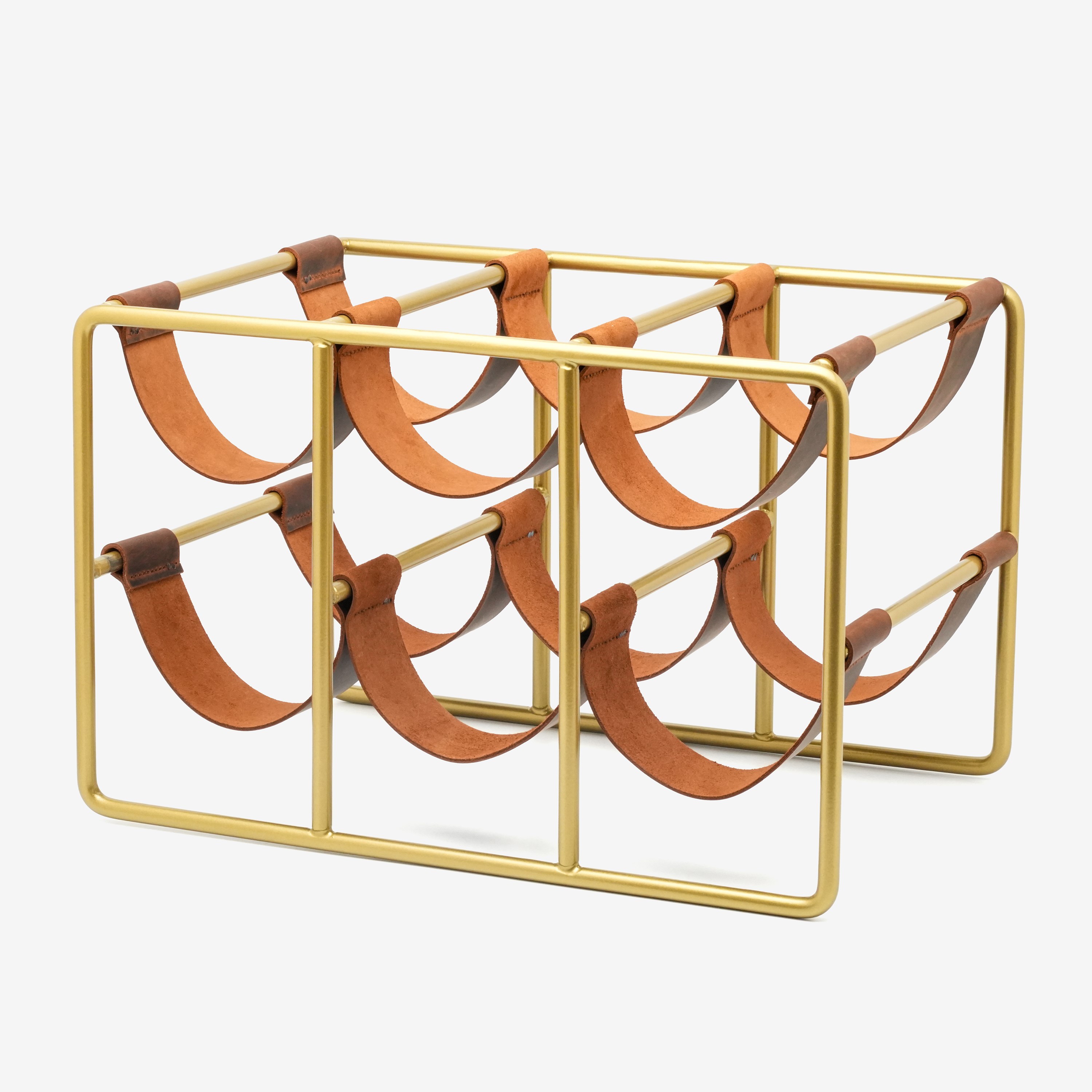 Deri Metal Şaraplık