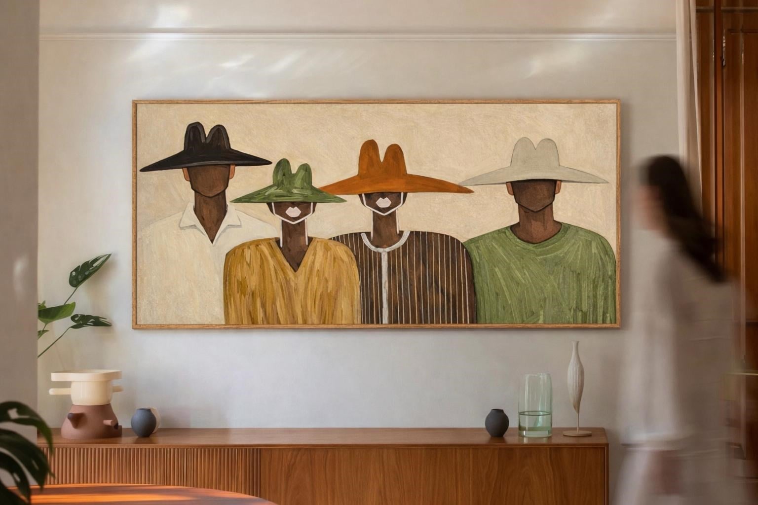 Dört Ruh El Yapımı Tablo