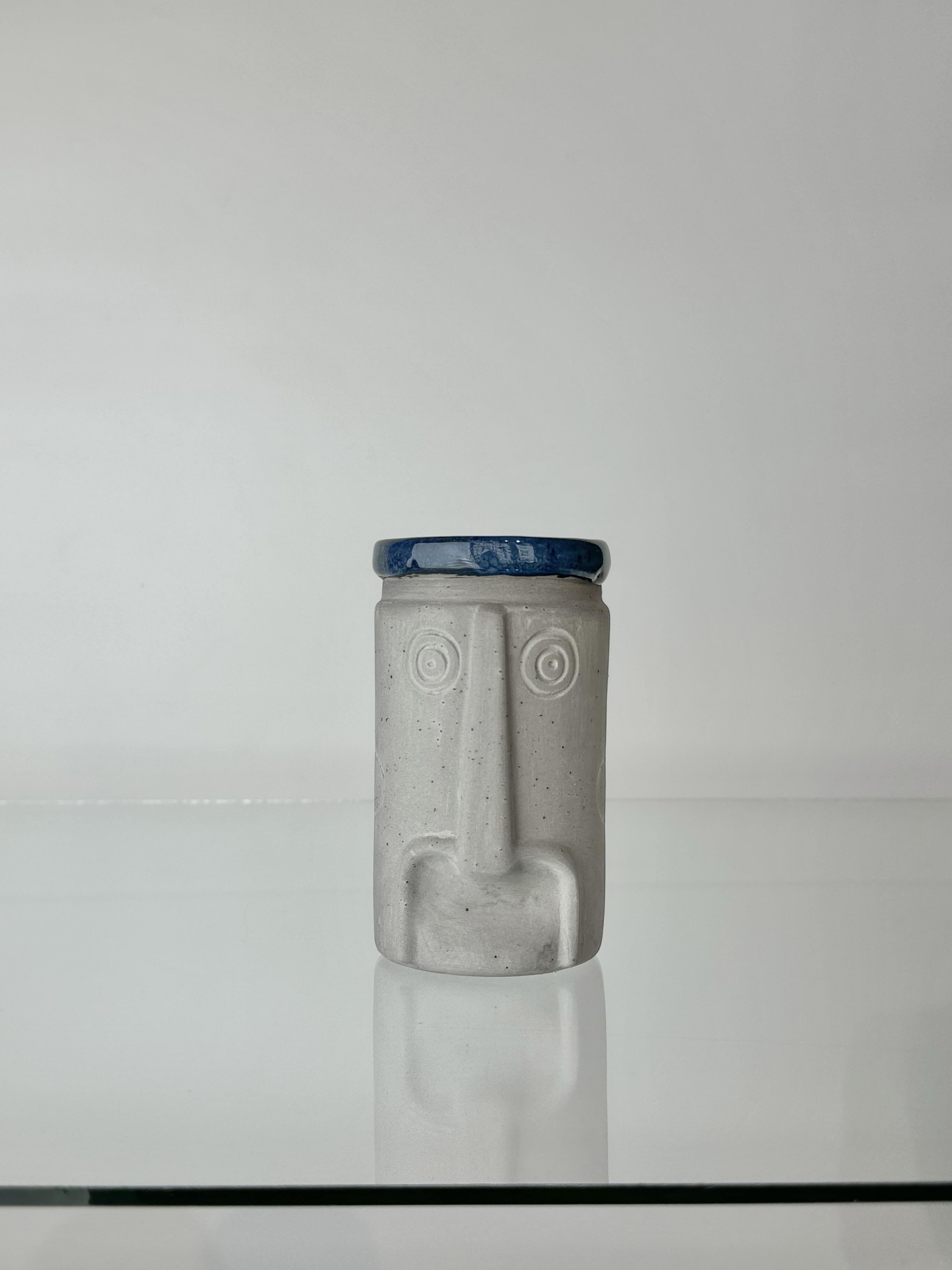 El Yapımı Seramik Tiki Mug Serisi Kokteyl Bardağı