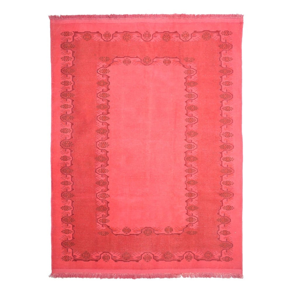 Fuşya Renk Vintage Yörük Halısı 170x240 cm