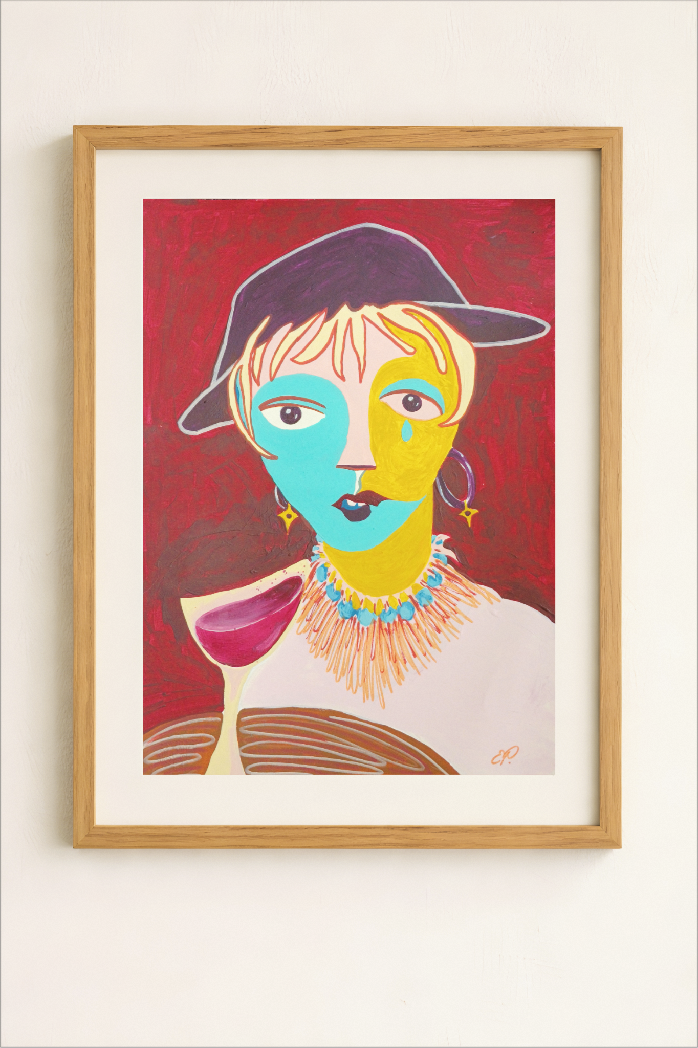 Actress Woman Çerçeveli Resim