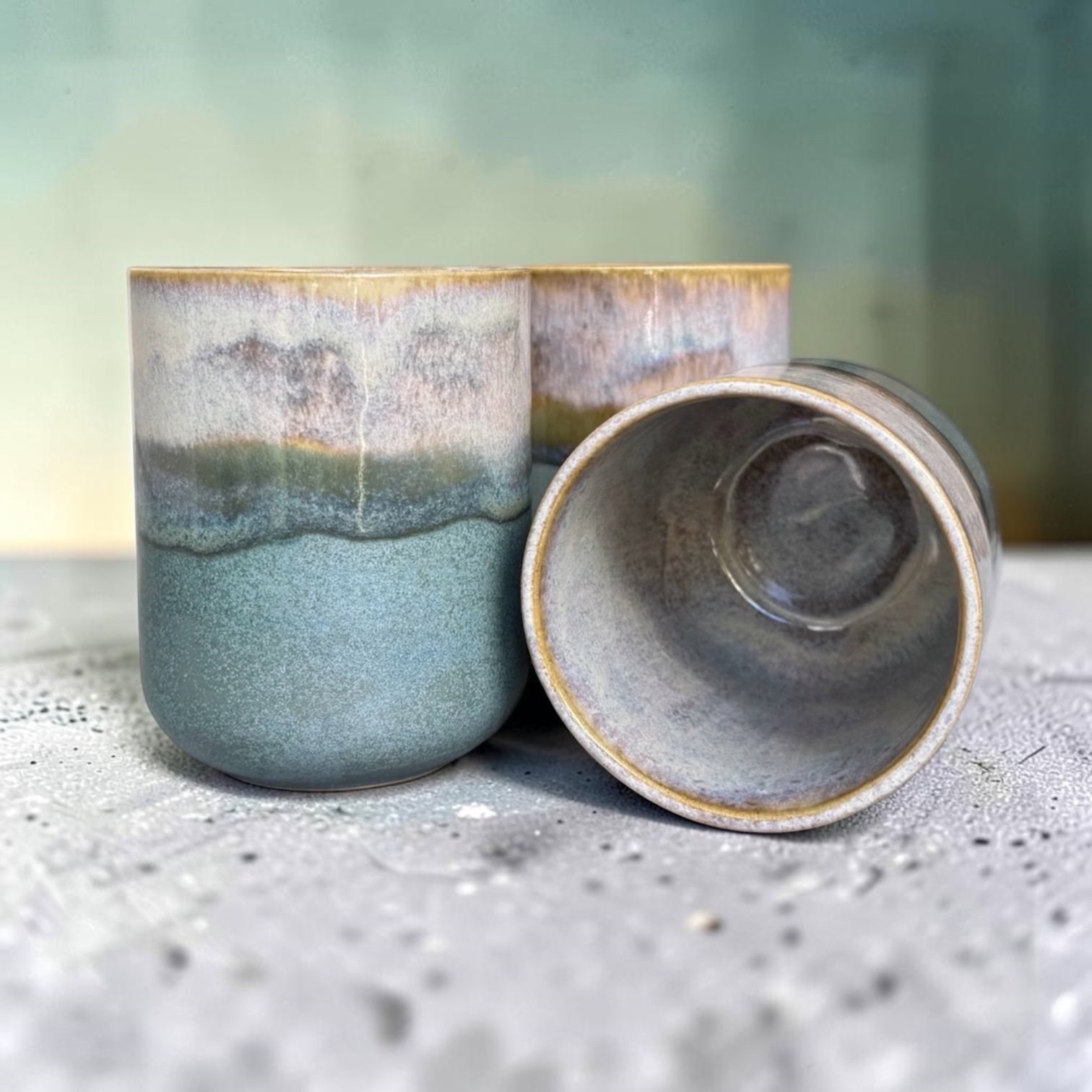 Grande Coastal Blush Stoneware Bardak