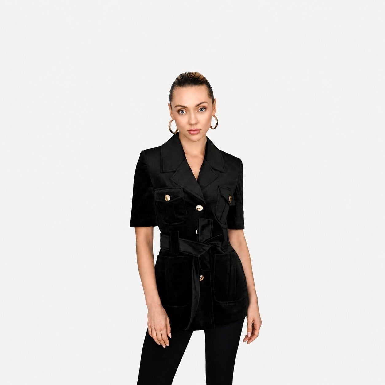 Greta Velvet Blazer