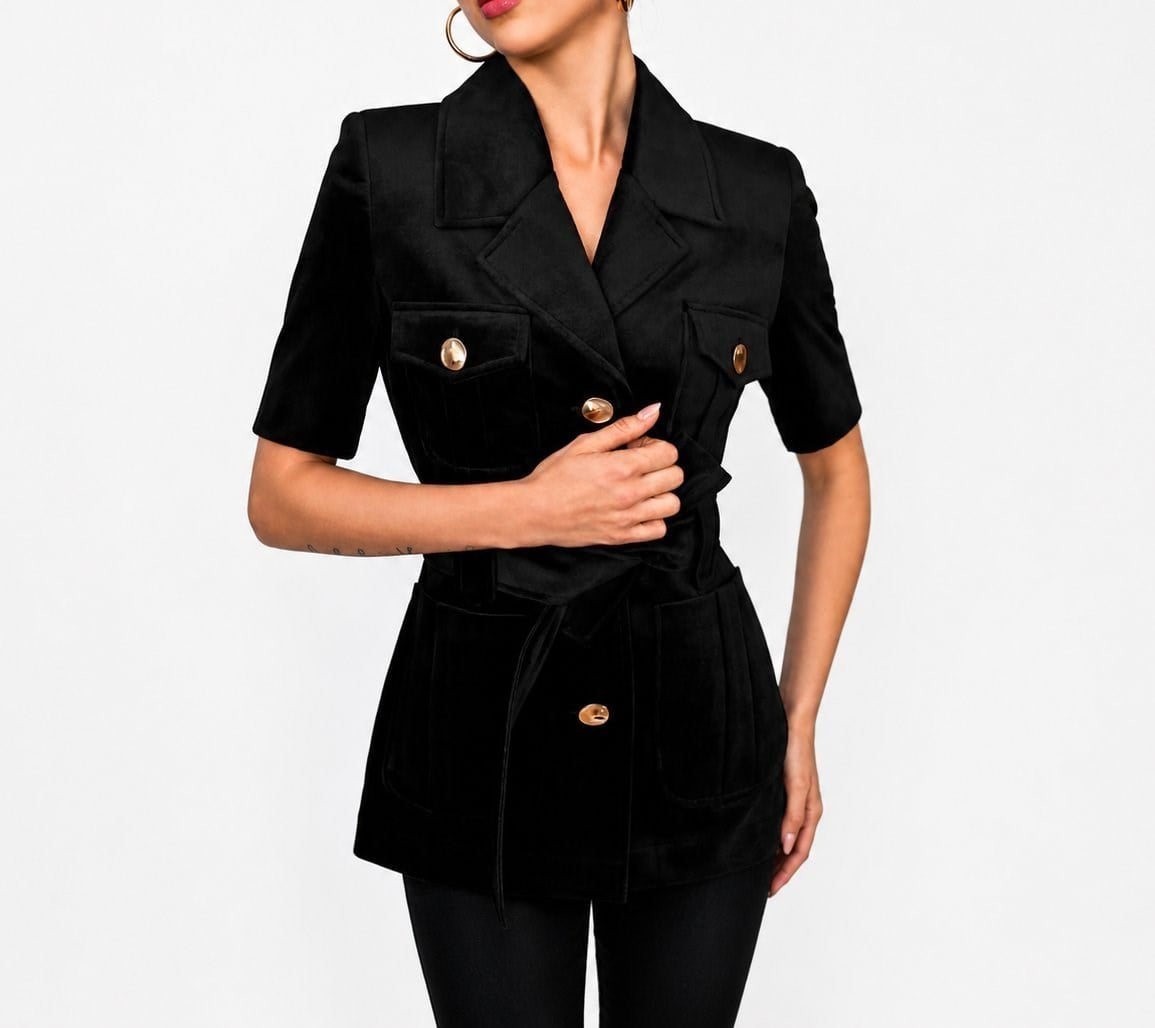 Greta Velvet Blazer