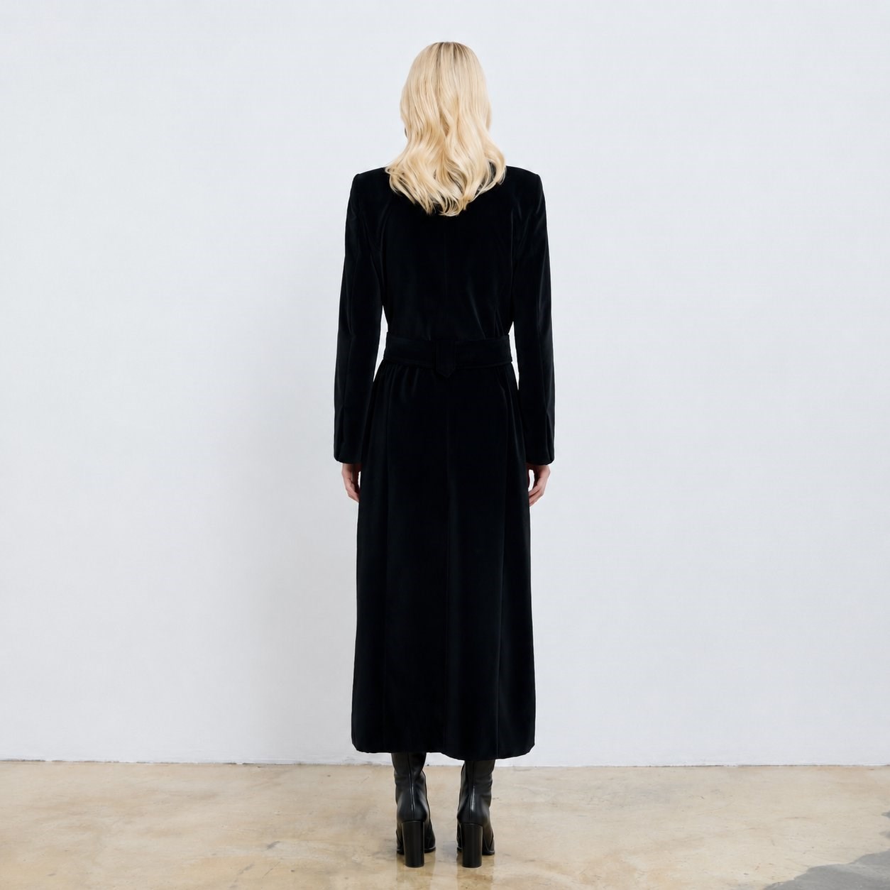 Greta Velvet Maxi Coat