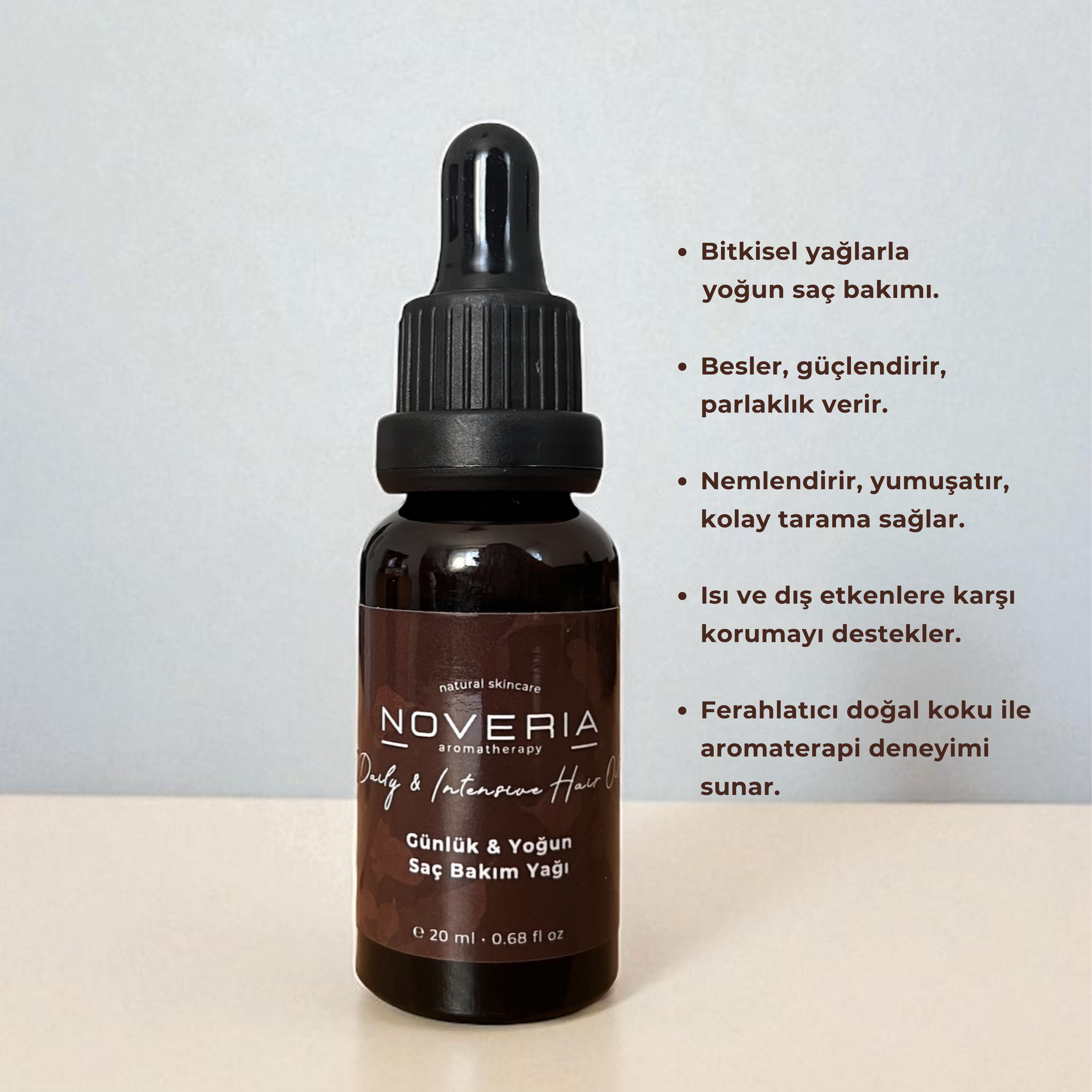 Günlük ve Yoğun Saç Bakım Yağı - 20 ml