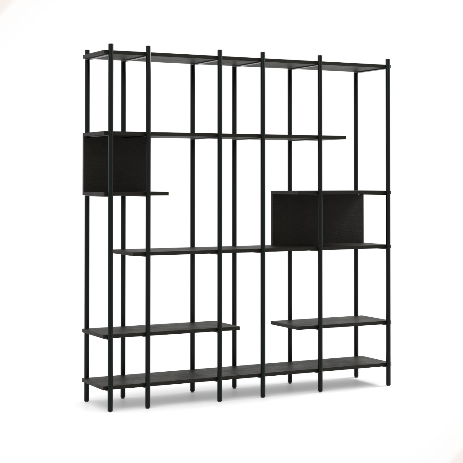 Harmonia Kitaplık Ahşap Raf Metal Çerçeve - 170 cm