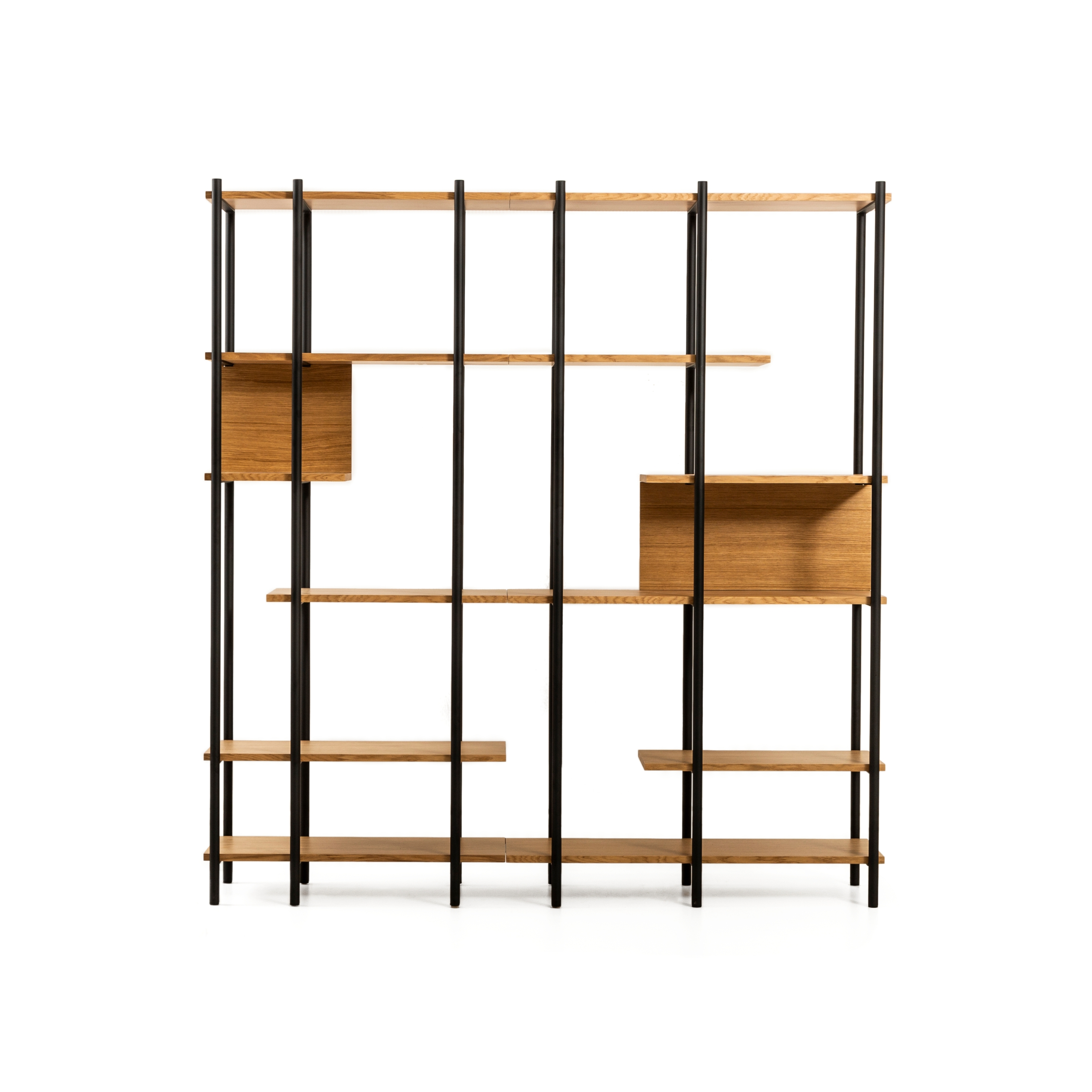 Harmonia Kitaplık Ahşap Raf Metal Çerçeve - 170 cm