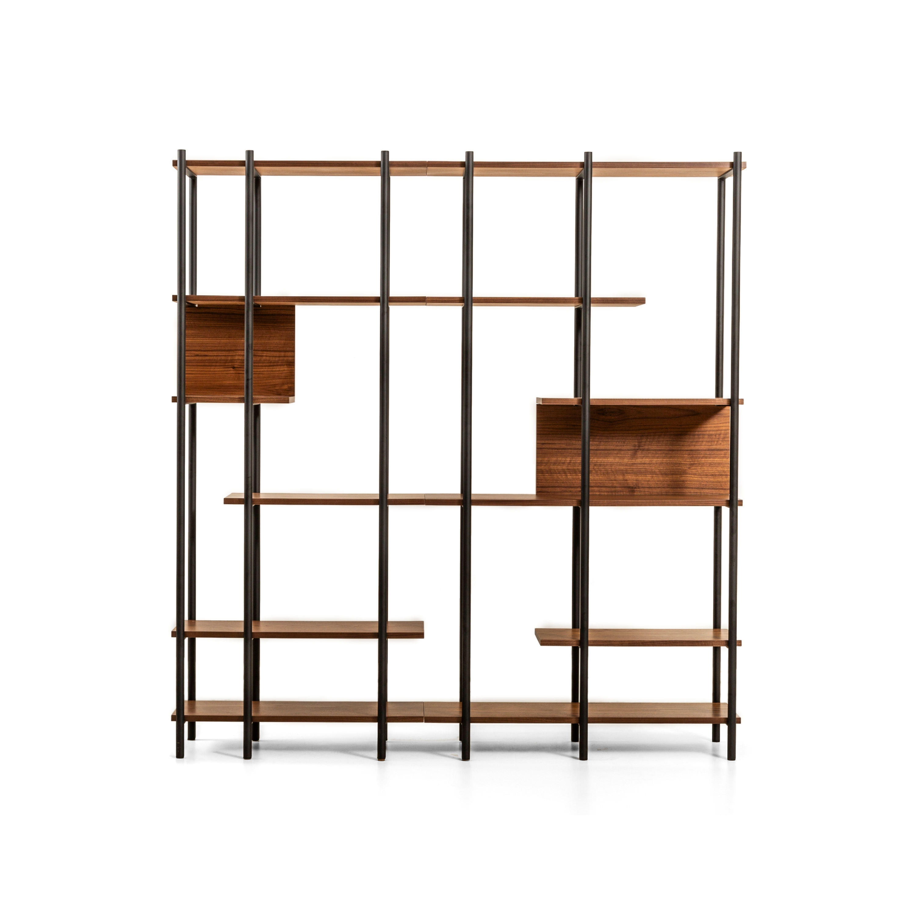 Harmonia Kitaplık Ahşap Raf Metal Çerçeve - 170 cm