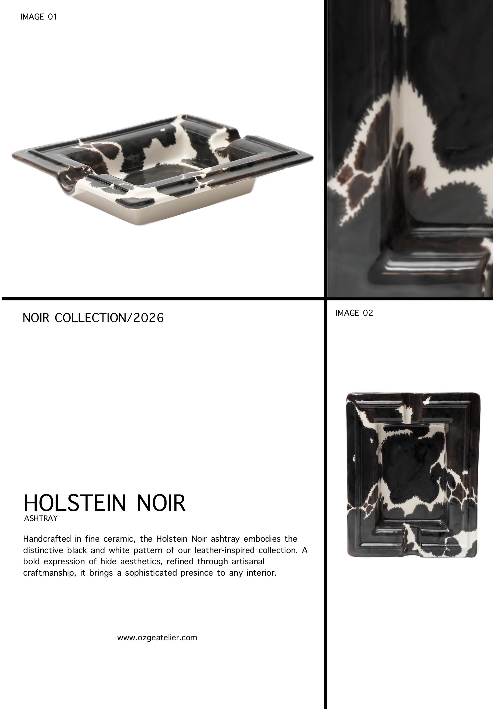Holstein Ashtray