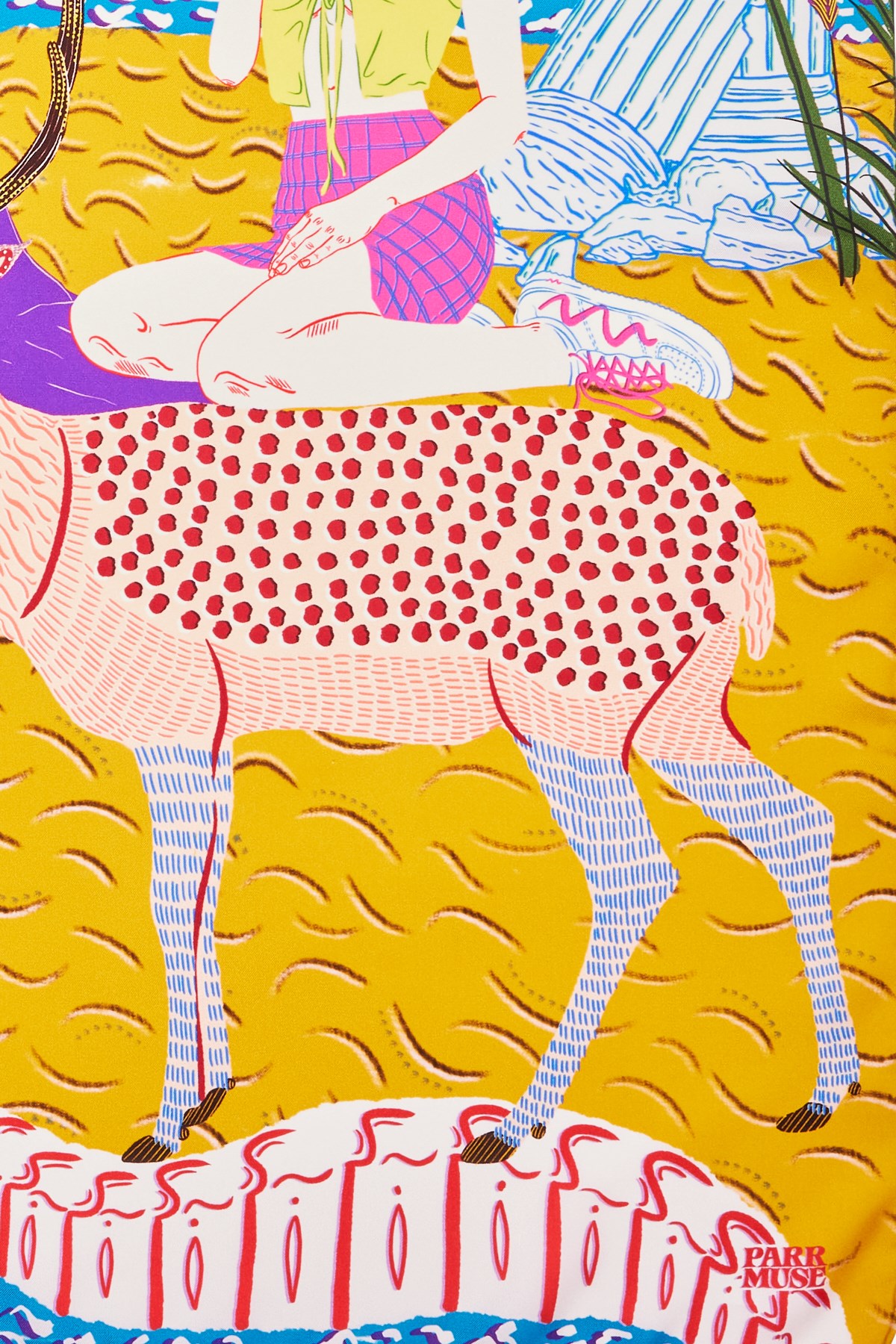 İpek Fular - Artemis & Aktaion