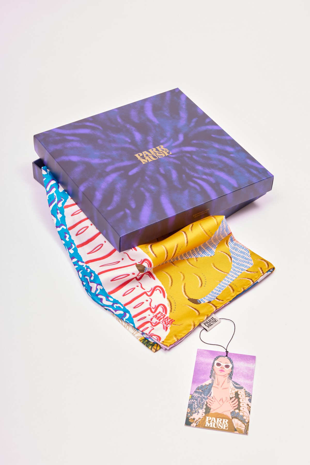 İpek Fular - Artemis & Aktaion