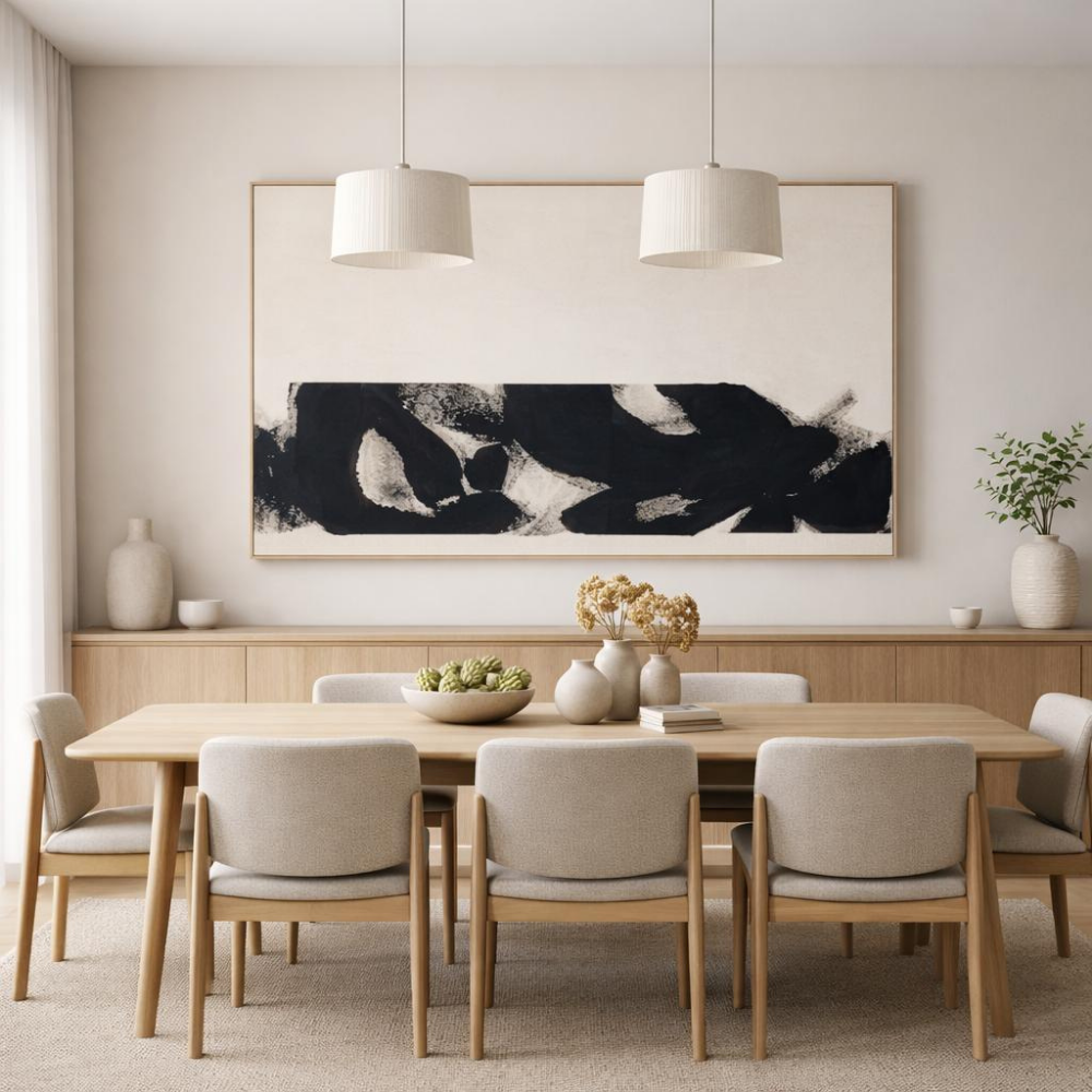 Karanın Ritmi El Yapımı Tablo