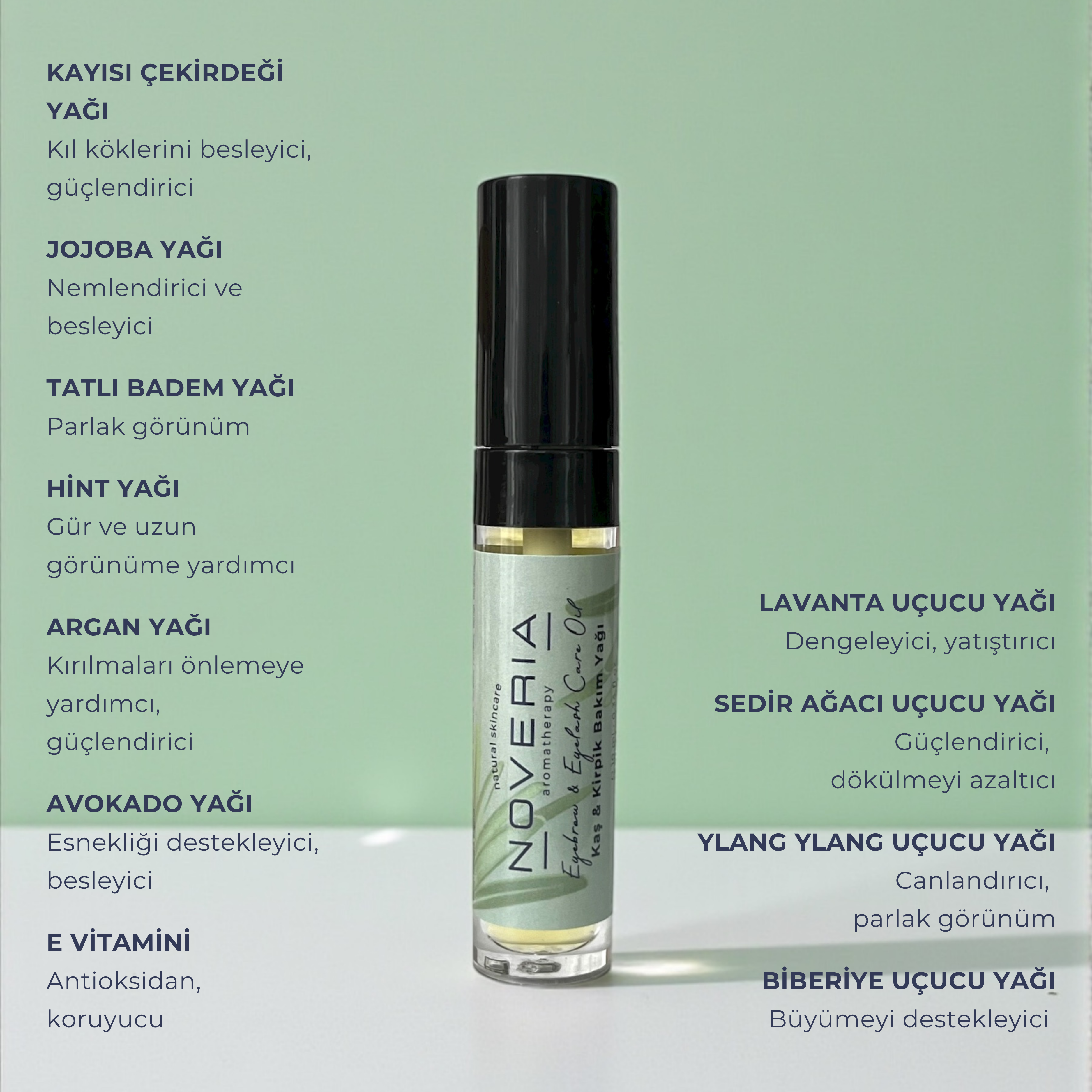 Kaş ve Kirpik Bakım Yağı - 10 ml