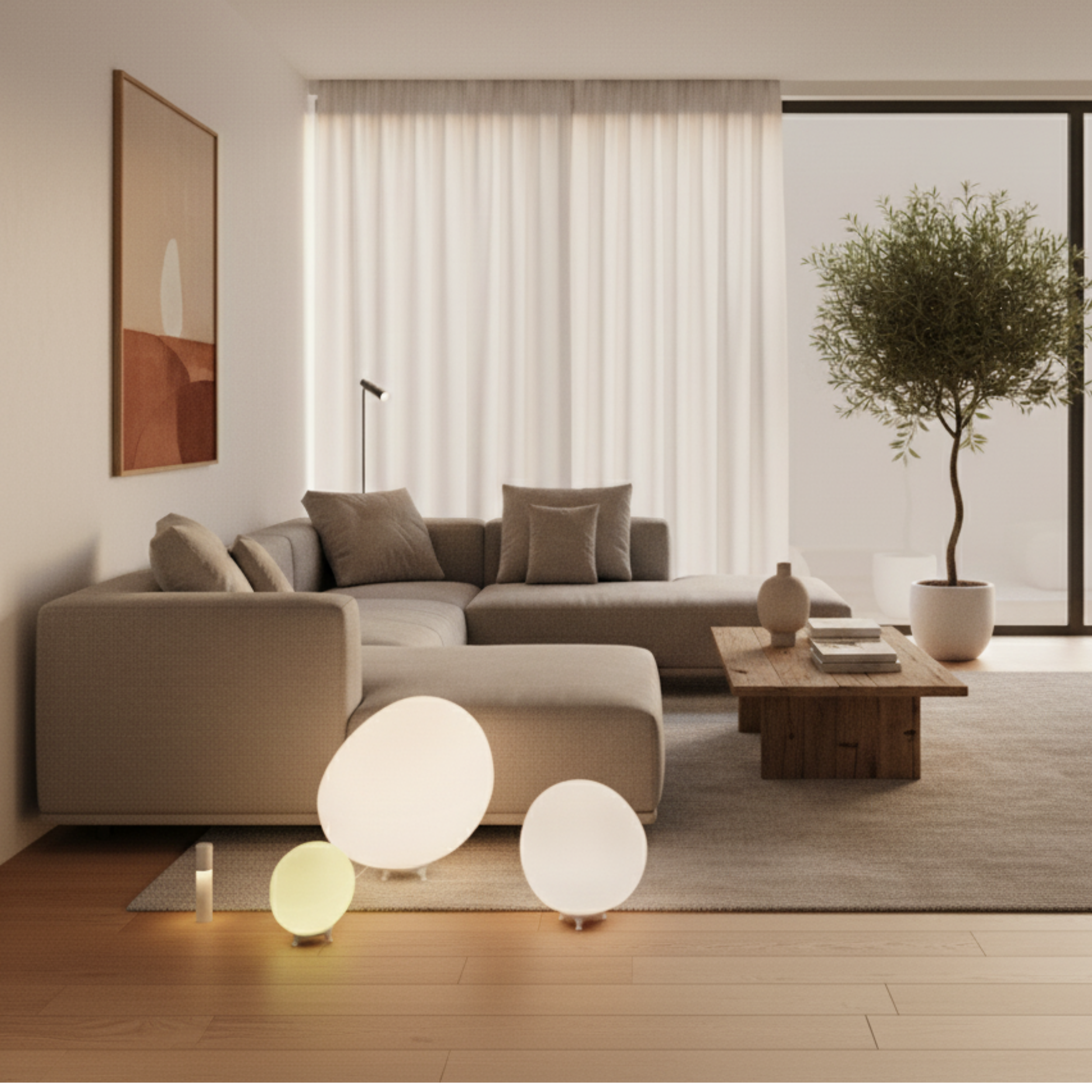 Kirpi 3 lü Yer Aydınlatması