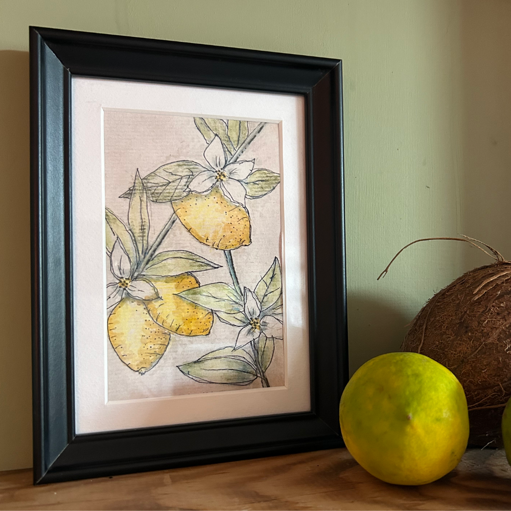 Lemon Garden - Dijital Baskı